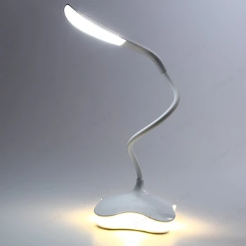 14 LED Fényforrások asztali Lámpa Night Lights USB 3 Szinten Szabályozható asztali Lámpa Éjjeli Lámpa Automatikus Érzékelő lamparas de mesa Projektor Lámpa