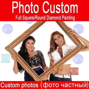 5D Diamond Fotó a Festmény Egyéni Teljes Négyzet, Gyémánt-Mozaik Kép Strassz Kerek Gyémánt Hímzés Eladó