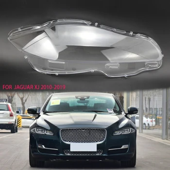 a Jaguar XJ 2010-2019 lencse lámpaernyő shell Lencse lámpa átlátszó ház első fényszóró átlátszó üveg esetben Objektív protectio
