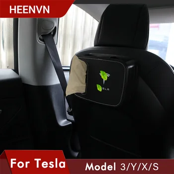 A Tesla Model 3-Y 2021 Autó Központi Tároló Doboz Szervező Konténer bőr Tároló Multifunkcionális az Esetben Jogosult Autó Tartozékok