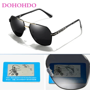 DOHOHDO Luxus Márka Designer Napszemüveg Polarizált Férfiak Klasszikus Retro Uv400 Színes Polaroid Lencse Sugarak Vezetés Nők napszemüvegek