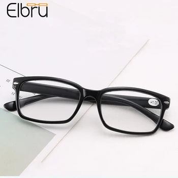 Elbru Vintage Ultrakönnyű Olvasó Szemüveg Nagyító Gradiens Fekete Ultrakönnyű Színű Keret, Távollátás Szemüveg Dioptria 1.0 4.0