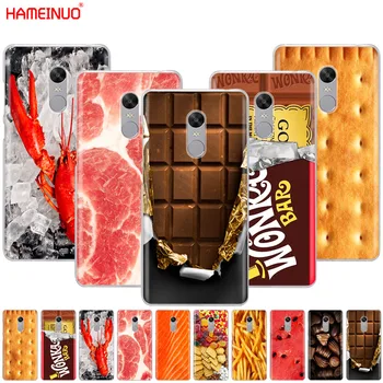 HAMEINUO Étel, Keksz, csokoládé hús design Fedél telefon Esetében a Xiaomi redmi 5 4 1 1 2 3 3 pro PLUS redmi megjegyzés 4 4X 4A 5A