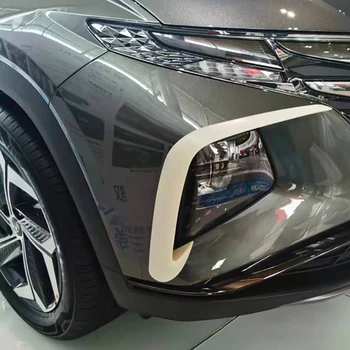 Kocsi, Első ködlámpák Berendezés Csík ABS Króm Keret Fedezi a Hyundai Tucson NX4 2020 2021 Külső Dekoráció, Autó Tartozékok