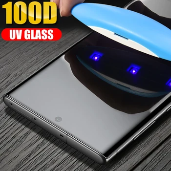 Lamorniea 100D Ívelt UV Folyékony Ragasztó Teljes Edzett Üveg Huawei P30 P20 Haver 20 30 Pro Lite Első Képernyő Védő Filmek