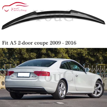 M4 Stílus Szénszálas Hátsó Spoiler Audi A5 2 ajtós coupe 2009 - 2016 Csomagtartó Csomagtartó ajak Farok Spoiler spoiler szárny Autó stílus