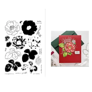 Nyíló Virágok Vágás Meghal Bélyeget Scrapbooking Paper Craft Saját Kártyát Album Ütés Művészeti Vágó 2021 Új Érkezés