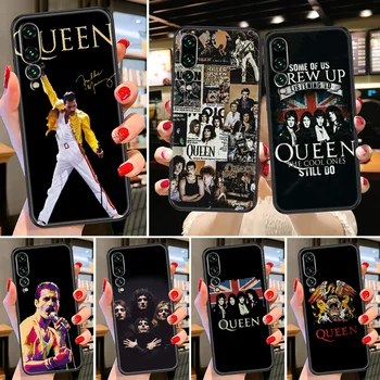 Rock Funky Freddie Mercury a Queen Telefon esetében A Huawei P Haver P10 P20 P30 P40 10 20 Okos Z Pro Lite 2019 fekete 3D cell borító