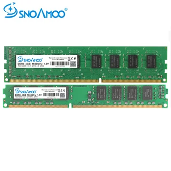 SNOAMOO Asztali PC Ram DDR3 2G 4G 8G 1333MHz 1600 mhz-es 240-Pins Memória 1,5 V-os DIMM Az AMD Non-ECC Élettartam Garancia