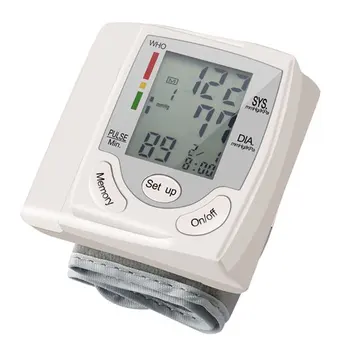 Sphygmomanometer, Automata, Digitális LCD Kijelző, Csukló Monitor, szívfrekvencia, Pulzus Mérő Mérési, Idősek Egészségügyi