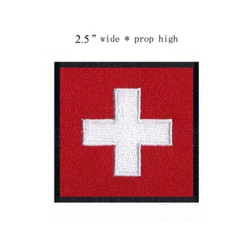 Svájc Vas A Hímzés, Zászló Foltok Logók 2.5