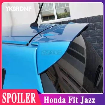 YKSRDNF A 2008-2013-as időszakra Honda Fit jazz Spoiler Magas Minőségű ABS Anyagból Autó Hátsó Szárny Alapozó Színe Hátsó Spoiler