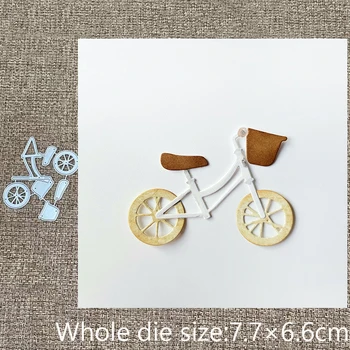 Új Design Kézműves Fém sablon penész Vágás Meghal kerékpár, bicikli dekoráció scrapbook meghalni darabok Album Papír Kártya Kézműves Dombornyomás