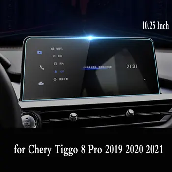 Üveg-Autó HD Navigációs Képernyő Edzett Film Gps Matricát Chery Tiggo 8 Pro 2019 - 2021 Tartozékok Protector Auto10.25Inch